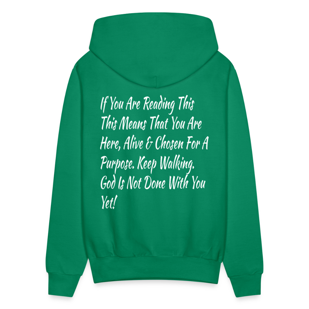 God Is Not Done With You Yet Hoodie - kelly green