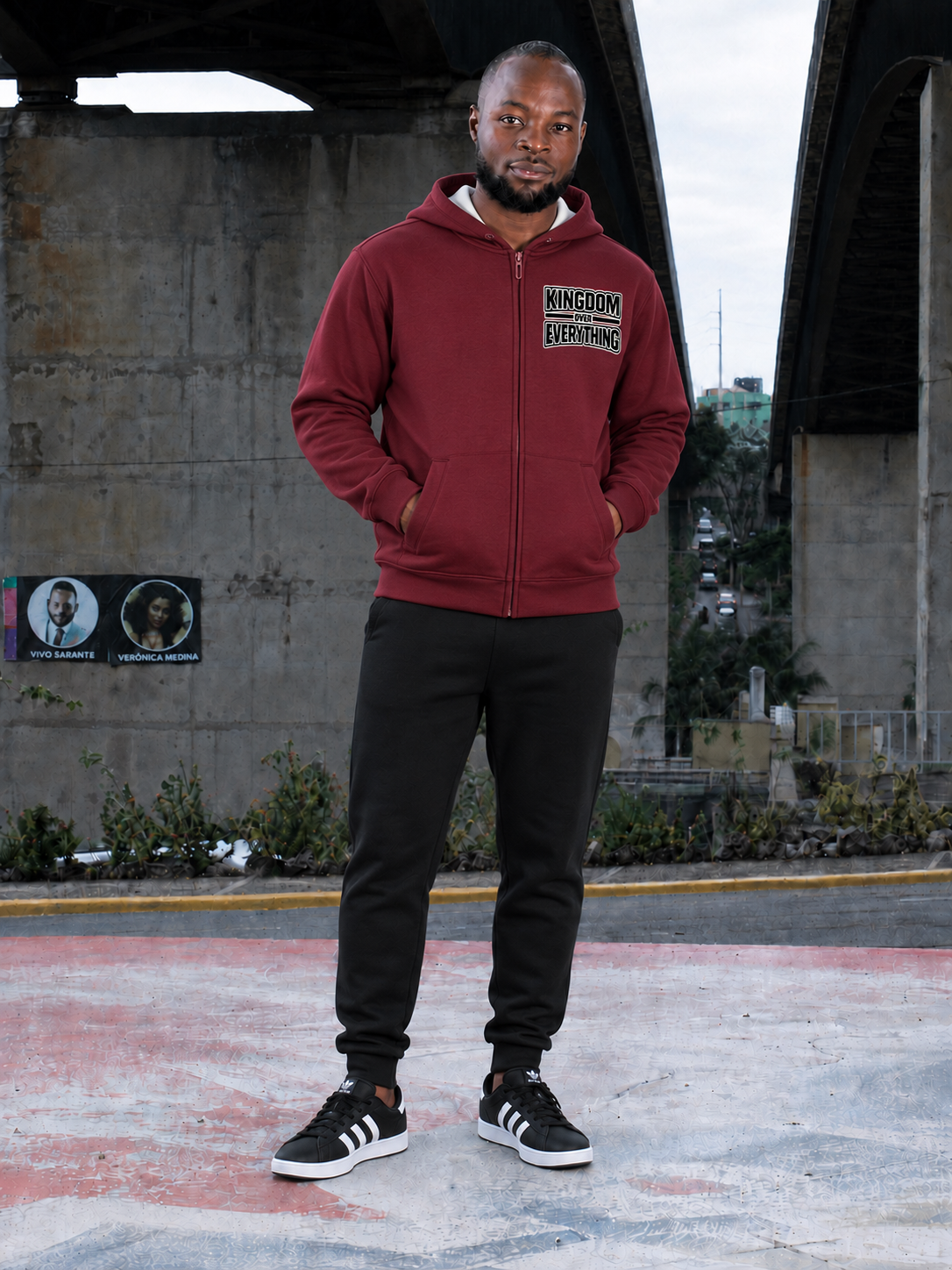 Kingdom Over Everything Full Zip Hoodie