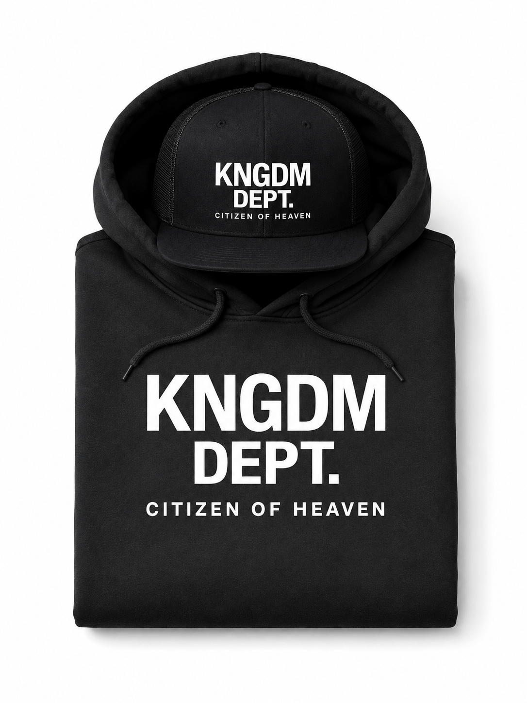 KNGDM Dept Hoodie + Hat Combo
