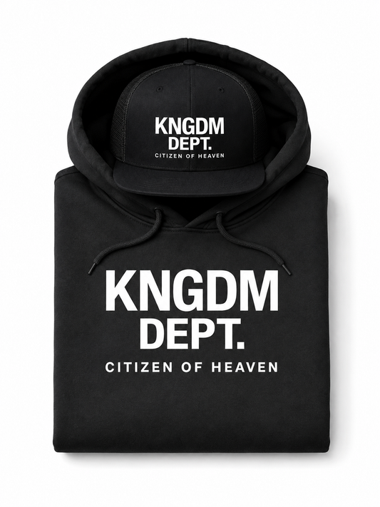 KNGDM Dept Hoodie + Hat Combo