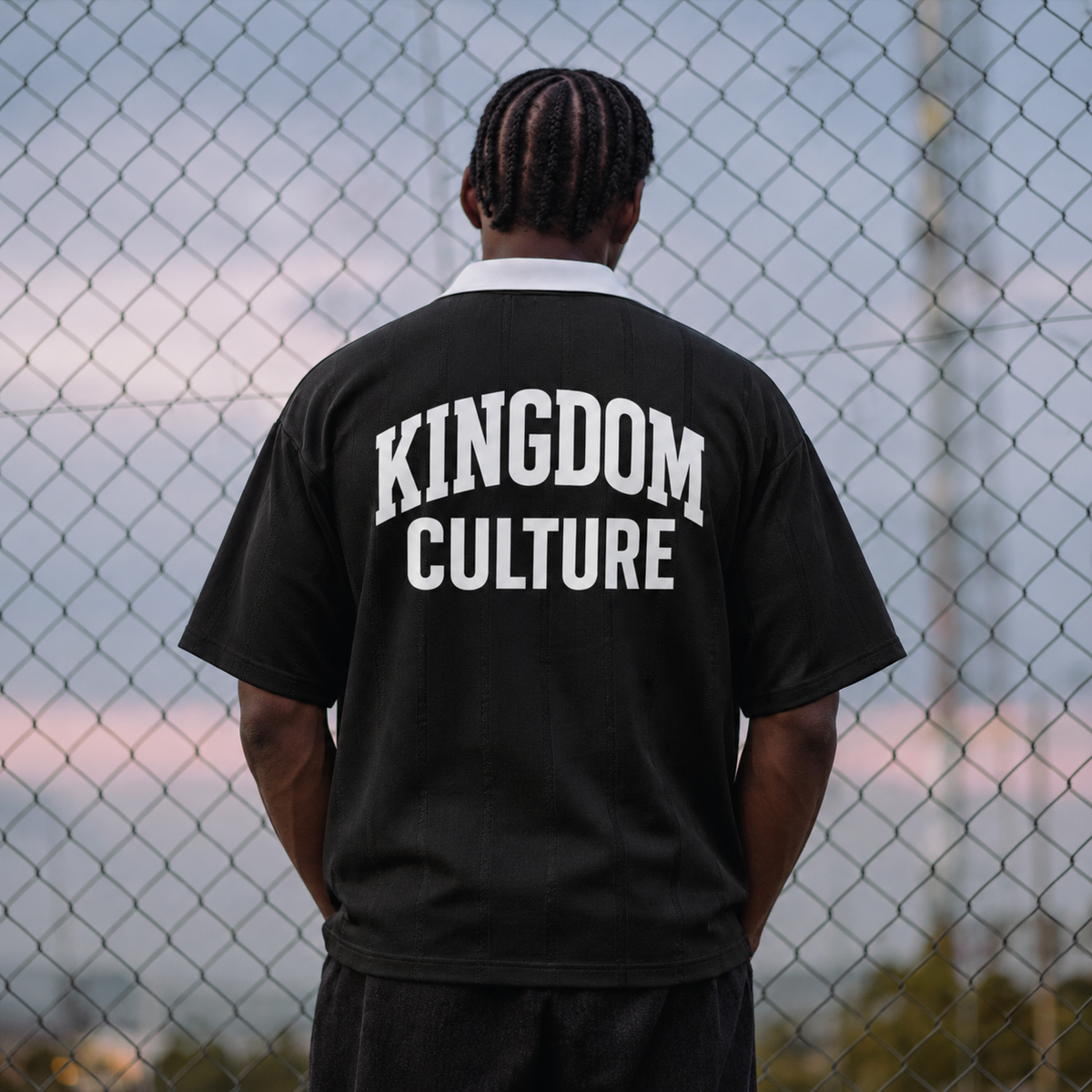 Kingdom Culture Striped Soccer Jersey