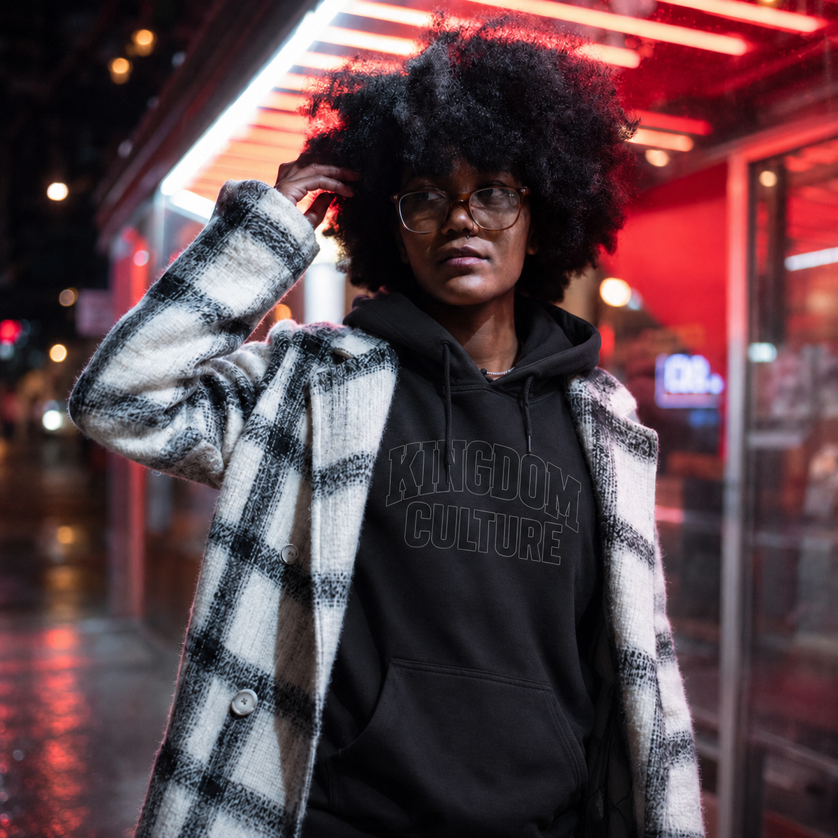 Kingdom Culture Black On Black Hoodie