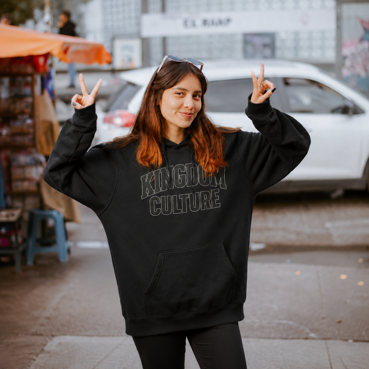 Kingdom Culture Black On Black Hoodie