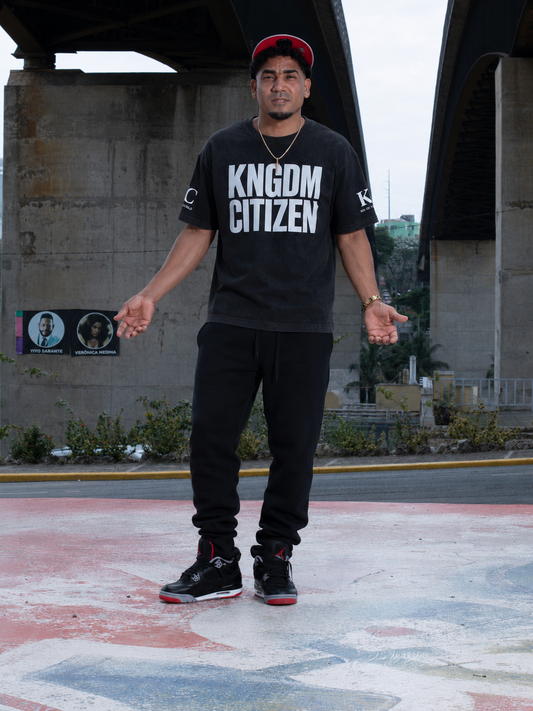 KNGDM Citizen Vintage Washed Frayed T-Shirt