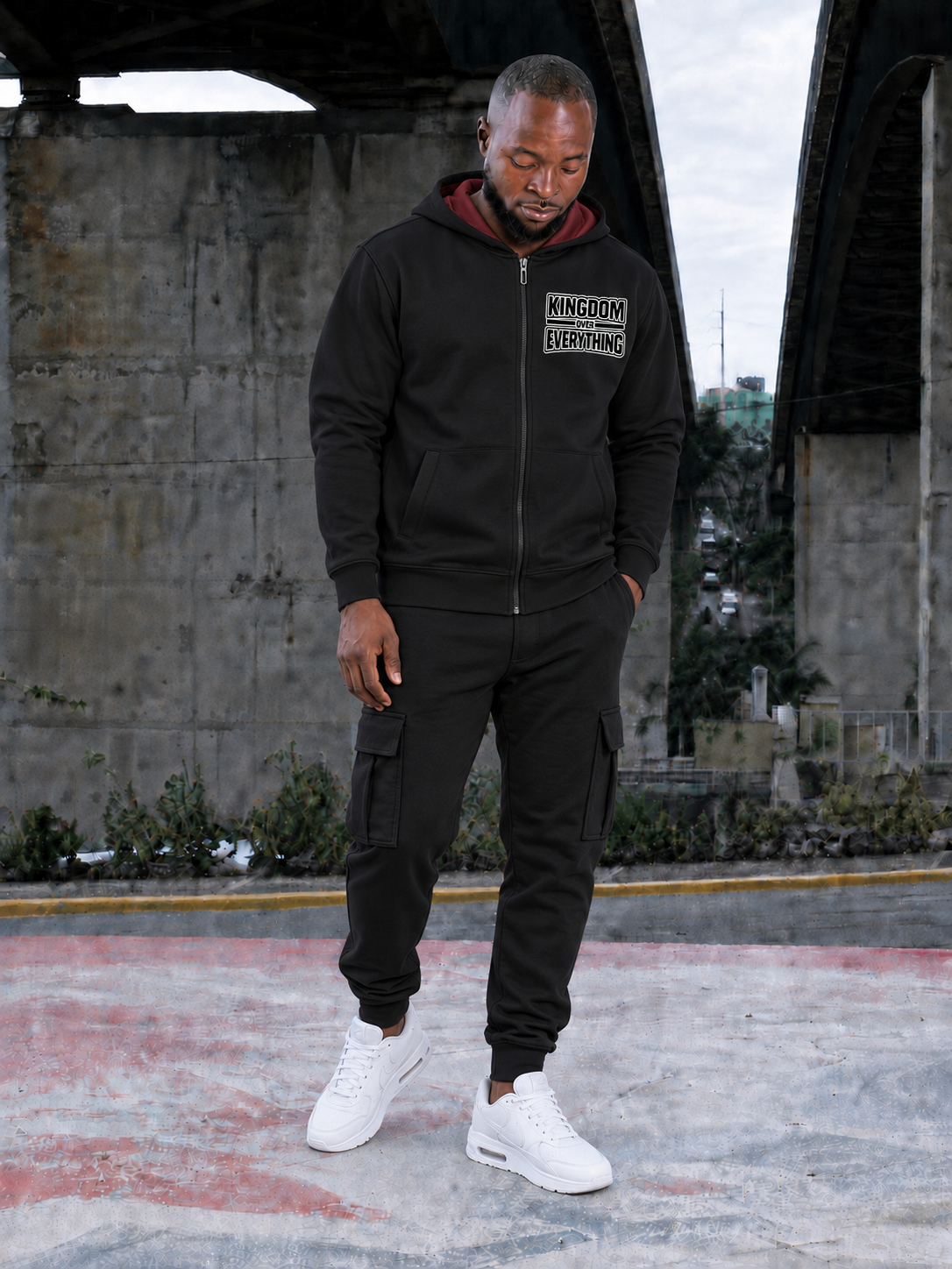 Kingdom Over Everything Full Zip Hoodie