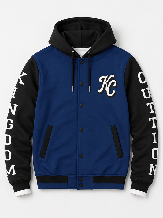 Kingdom Culture Hooded Baseball Jacket