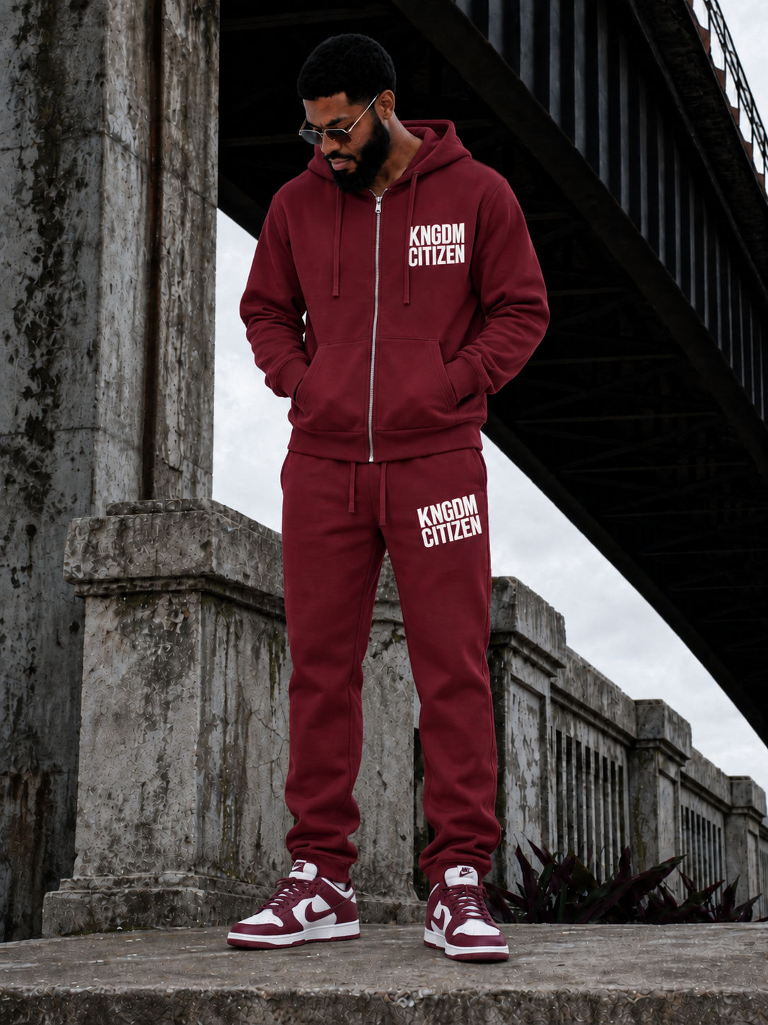 KNGDM Citizen Full Zip Hoodie Set